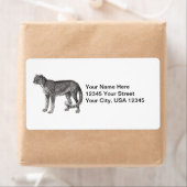 Verzendlabel cheeta (Insitu)