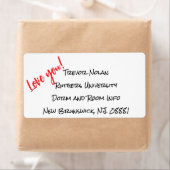 Verzendlabel "I Love You" Care Package (Insitu)