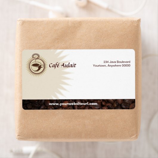 Verzendlabel koffiebar (Insitu)