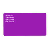 Verzendlabel lavender (Voorkant)