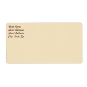 Verzendlabel maken (Voorkant)