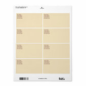 Verzendlabel maken (Full Sheet)