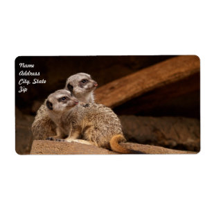 Verzendlabel Meerkat