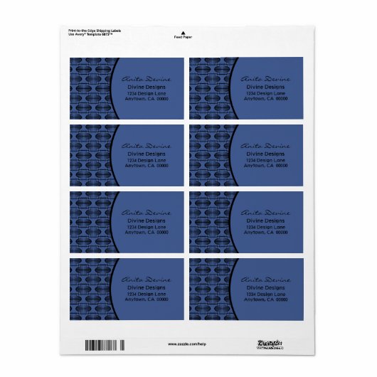 Verzendlabel Oude objecten (Full Sheet)
