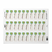 Verzendlabel Owl Etiket (Full Sheet)