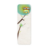 Verzendlabel Owl Etiket (Voorkant)