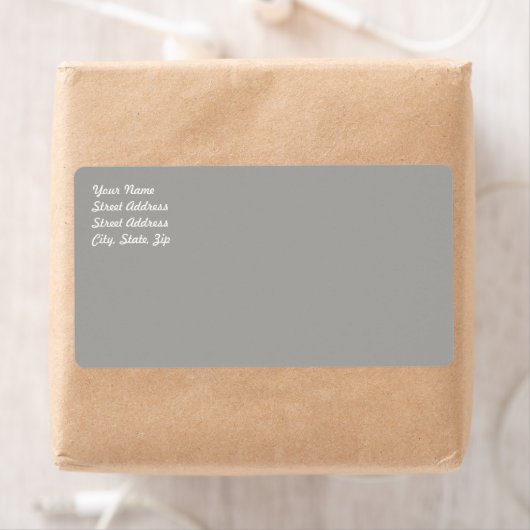 Verzendlabel pasta grijs (Insitu)