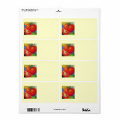 Verzendlabel Red Tomato (Full Sheet)