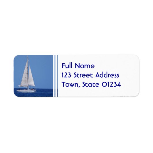 Verzendlabel Sjabloon 1 - Gepersonaliseerd Etiket (Voorkant)