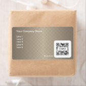 Verzendlabel Sjabloon Generic Brown Lijst (Insitu)