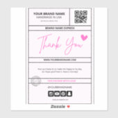 verzendlabel sticker (Vel)