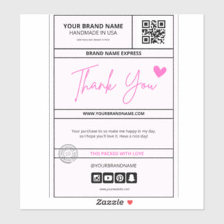  verzendlabel sticker