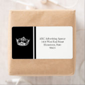 Verzendlabel van de verkiezingskroon (Insitu)