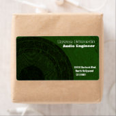 Verzendlabel voor audiotechnicus (Insitu)