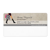 Verzendlabel voor geavanceerde winkelkoper (Voorkant)