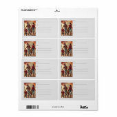 Verzendlabel voor gezin (Full Sheet)