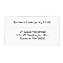 Verzendlabel voor grote bedrijven