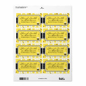 Verzendlabel voor hommels (Full Sheet)