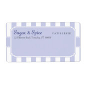 Verzendlabel voor pasta's (Voorkant)