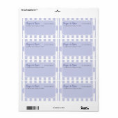 Verzendlabel voor pasta's (Full Sheet)