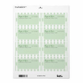 Verzendlabel voor pasta's (Full Sheet)