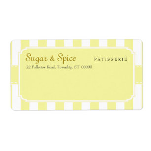 Verzendlabel voor pasta's