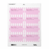 Verzendlabel voor pasta's (Full Sheet)