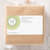 Verzendlabel voor siermonogram (Insitu)