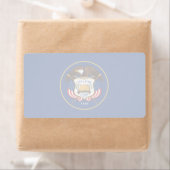 Verzendlabel voor vage vlag van Utah (Insitu)