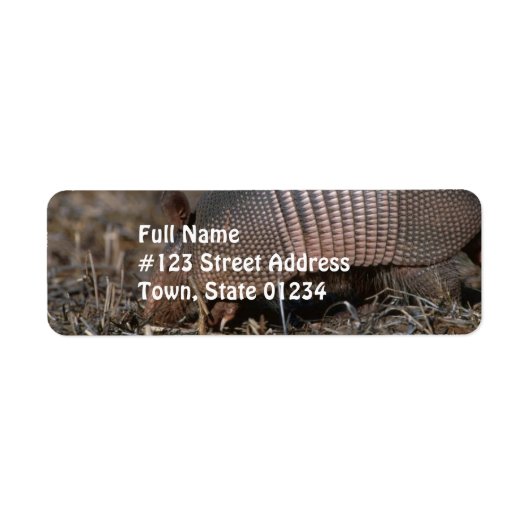 Verzendlabels Armadillo Habitat Etiket (Voorkant)
