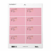 Verzendlabels bijen Beer Etiket (Full Sheet)