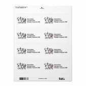 Verzendlabels blijven gebruiken etiket (Full Sheet)