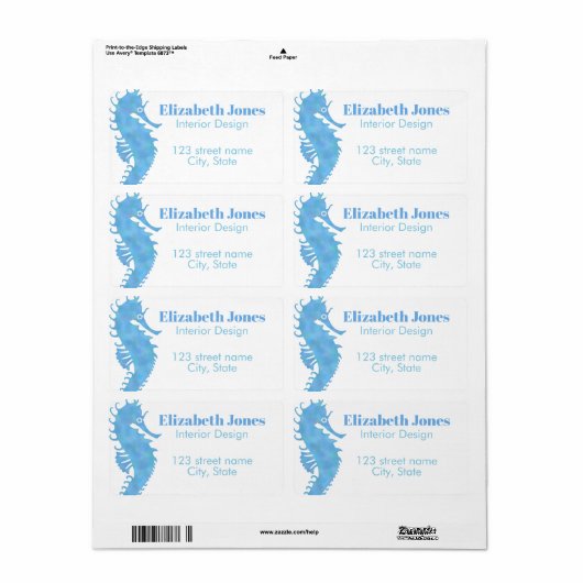 Verzendlabels Etiket (Full Sheet)