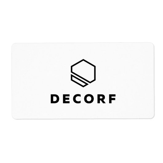 Verzendlabels Etiket (Voorkant)