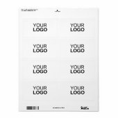 Verzendlabels Etiket (Full Sheet)