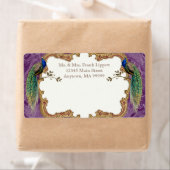 Verzendlabels - Golden Peacock & Kalligrafie Etiket (Insitu)