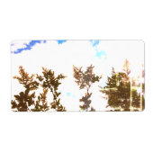 Verzendlabels stijl en ontwerp etiket (Voorkant)