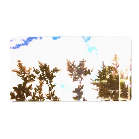 Verzendlabels stijl en ontwerp etiket (Voorkant)