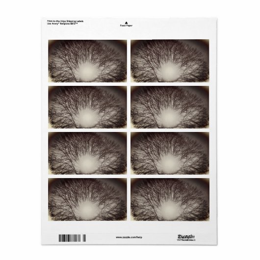 VERZENDLABELS STIJL EN ONTWERP ETIKET (Full Sheet)