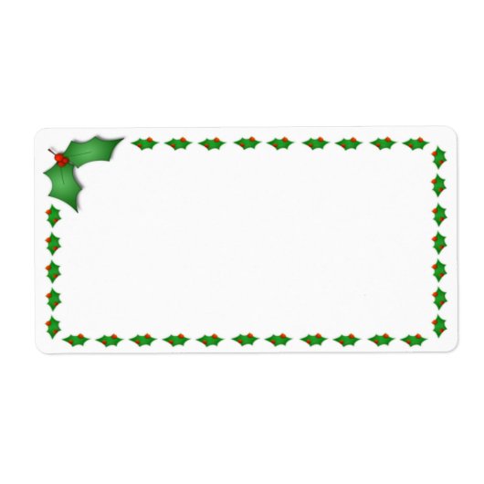 Verzendlabels voor Kerstmis Etiket (Voorkant)