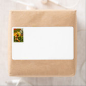 Verzendlabels voor "Melk en koekjes" voor feestdag Etiket (Insitu)