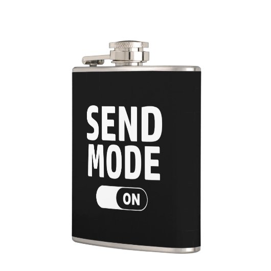 Verzendmodus ingeschakeld heupfles (Links)