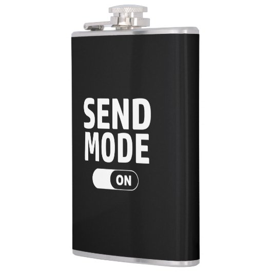 Verzendmodus ingeschakeld heupfles (Links)