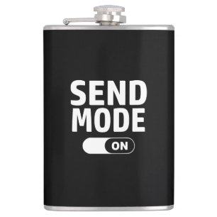 Verzendmodus ingeschakeld heupfles