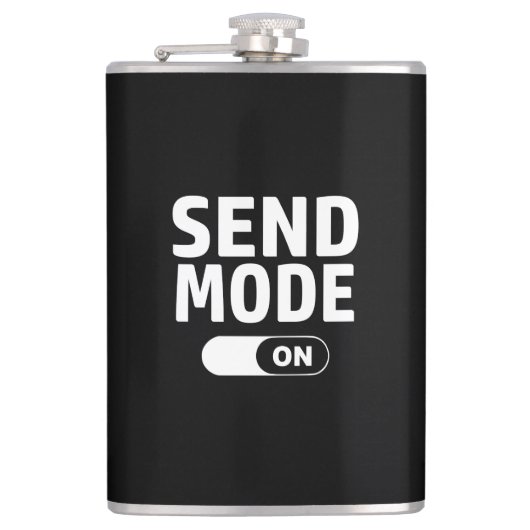 Verzendmodus ingeschakeld heupfles (Voorkant)