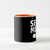 Verzendmodus ingeschakeld tweekleurige koffiemok (Center)