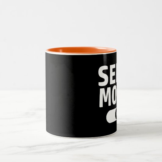 Verzendmodus ingeschakeld tweekleurige koffiemok (Center)