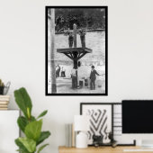 Verzendpost in Delaware 1907 Poster (Thuiskantoor)