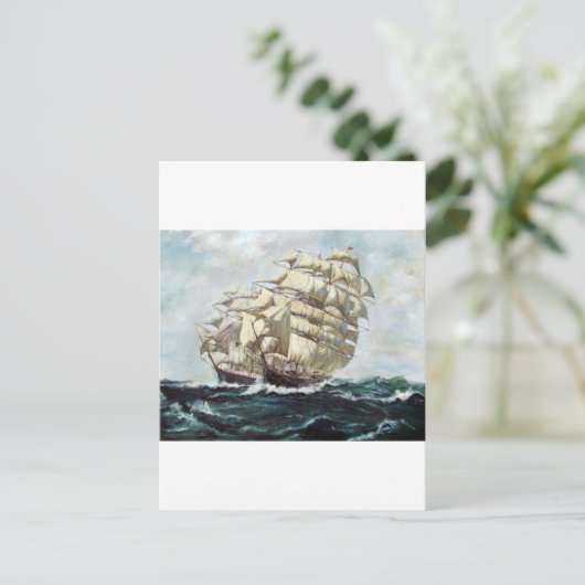 Verzendschepen Briefkaart (Staand voorkant)