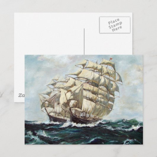 Verzendschepen Briefkaart (Voorkant / Achterkant)